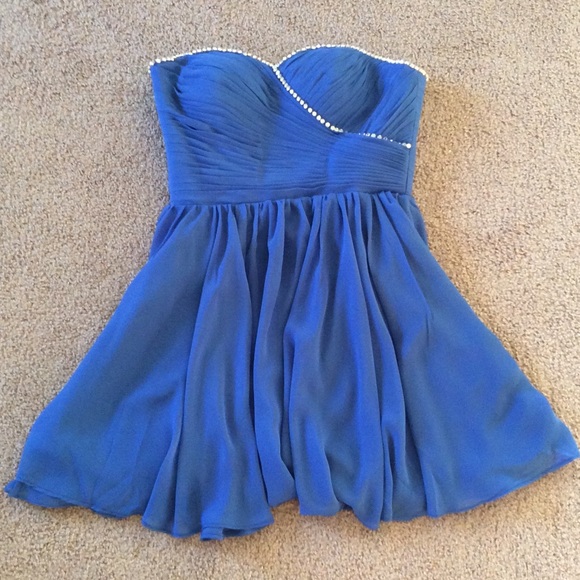 Royal blue homecoming dress!