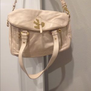 Marc Jacobs cream/white cross body or should bag