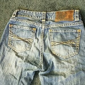 Rock & Roll Cowboy double barrel jeans. Size 30x32