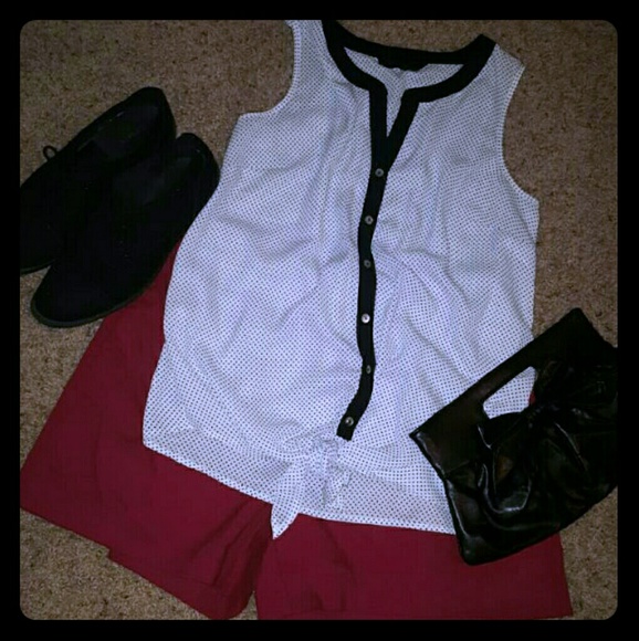 The Limited Polka dot blouse