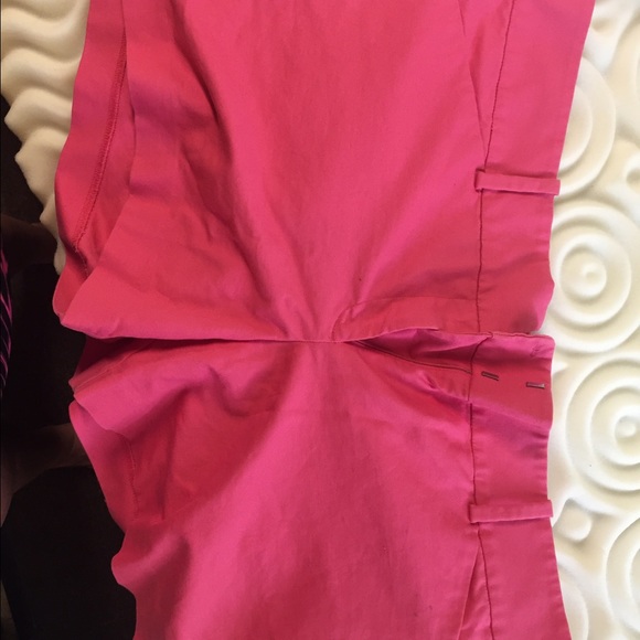 Ann Taylor Chino Shorts in pink