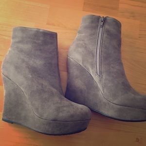Wedge booties