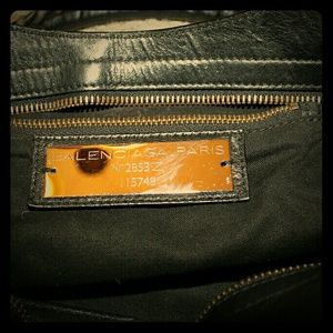 Vintage Balenciaga Black Handbag