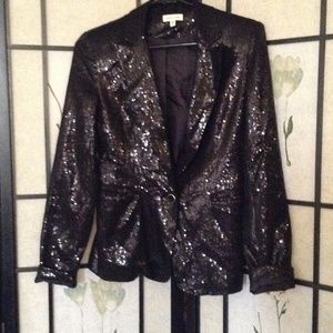 Black sequin blazer