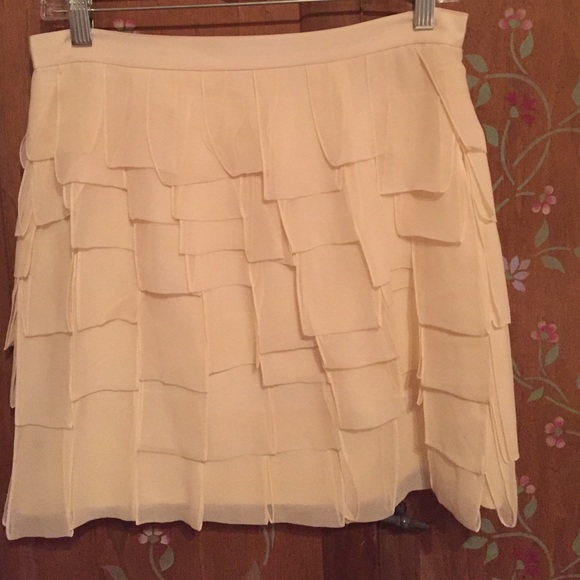 Anthropologie silk skirt