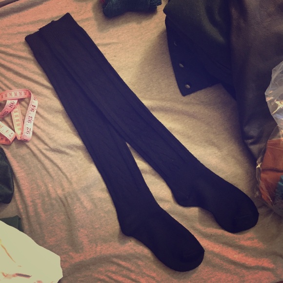 Thick Knit Over the Knee Socks