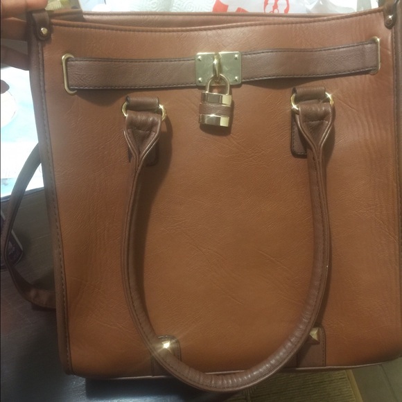 Brown handbag from justfab