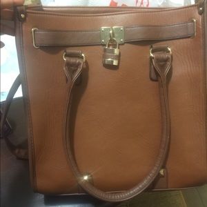 Brown handbag from justfab