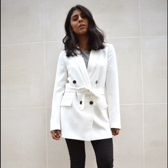 cheap for discount affordable price retail prices Zara Jackets & Coats | White Belted Double Breasted Jacket Blazer ... cheap for discount affordable price retail prices Zara Jackets & Coats | White Belted Double Breasted Jacket Blazer ...