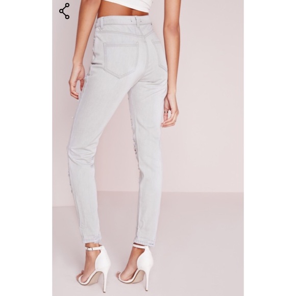 NWT Missguided High Rise Extreme Mom Jeans - Picture 6 of 6