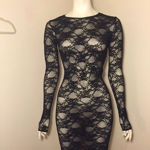 Long Sleeve Lace Dress
