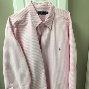 Ralph Lauren Pink Stripe Oxford