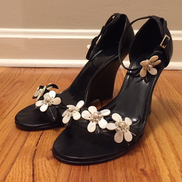 Kathy Van Zeeland wedges, size 8.