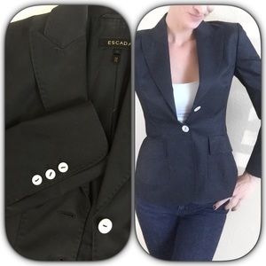 Escada⚜️Black Tailored Classic blazer