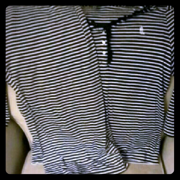 Ralph Lauren Navy & White Pinstripe Pjs sz xl