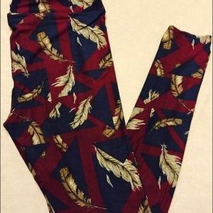 TC feather leggings