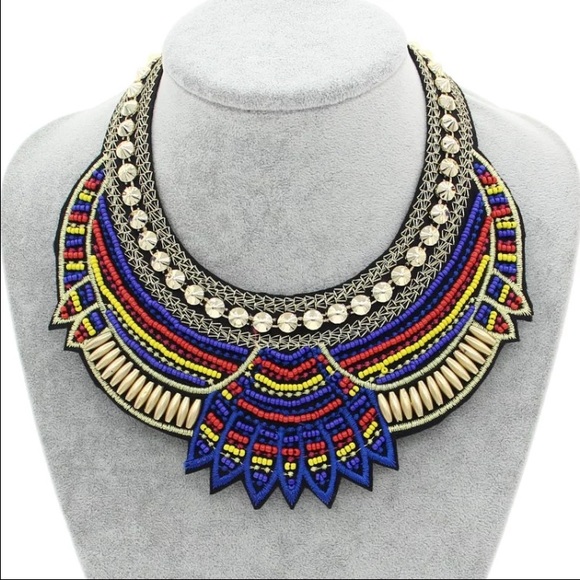 Vintage Style Bib Necklace