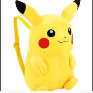 Bundle of Pikachu plush backpack with sweater (: