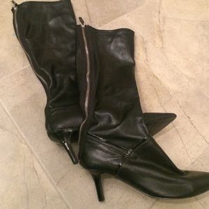 Black knee high boots!