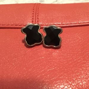 Sterling silver TOUS bear earrings