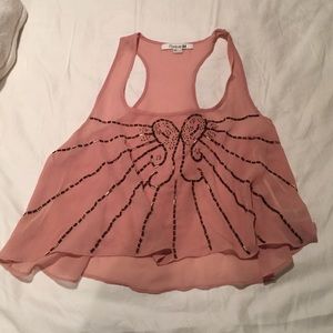 Beaded crop tank