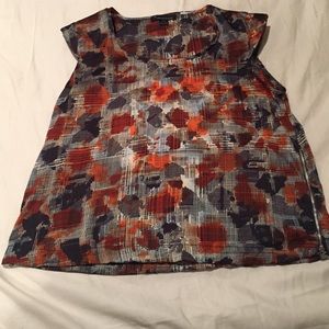 Crop tank blouse