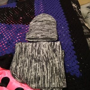 PINK Victoria's Secret scarf and hat bundle