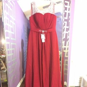 Floor length gown