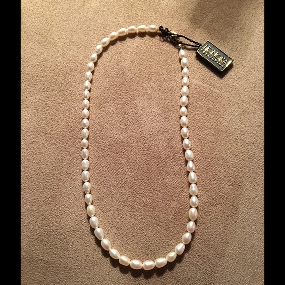 NWT Honora 21" fresh water pearl necklace.