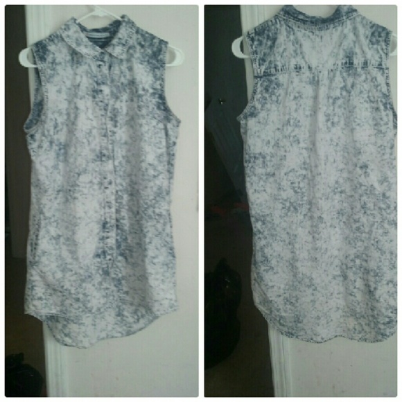 Blue jeam dress