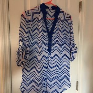 Tunic type blouse