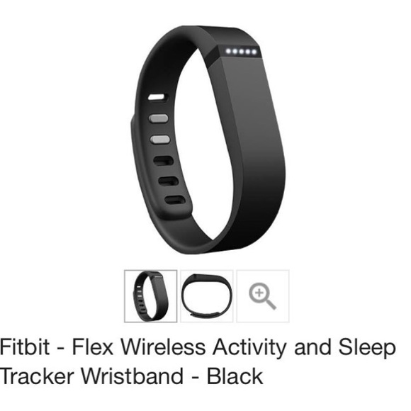 Black fit bit with all accessories