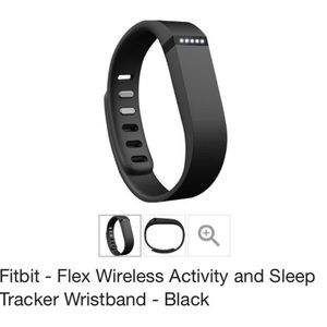 Black fit bit with all accessories