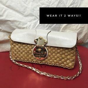 MICHAEL Michael Kors Straw Clutch