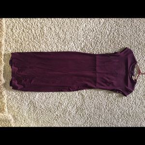 Burgundy H&M dress