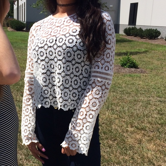 white long sleeve shirt