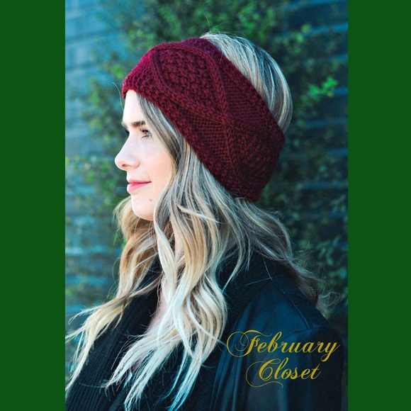 ONLY 1 LEFT!!! Fall Trend - Knit Crochet Headband - Picture 2 of 2