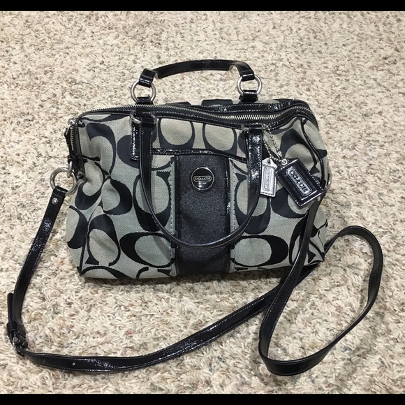 Authentic Coach 1941 Bag. Canvas with leather trim