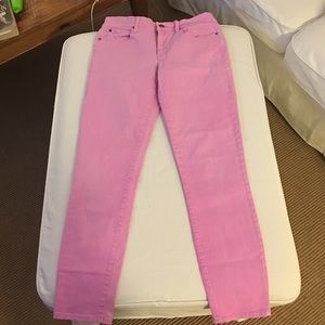 Gap pink 1969 legging jeans sz 28