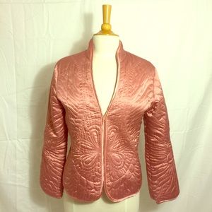 100% Silk Woman's Quilted Design Jacket