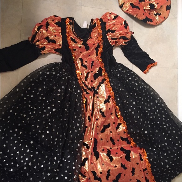 Gorgeous reversible witch costume from Salem, MA!