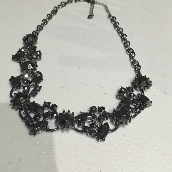Dark grey choker
