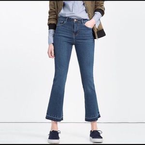 Zara kick flared jeans