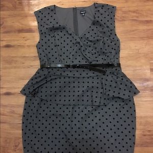 Torrid Peplum Polkadot Dress
