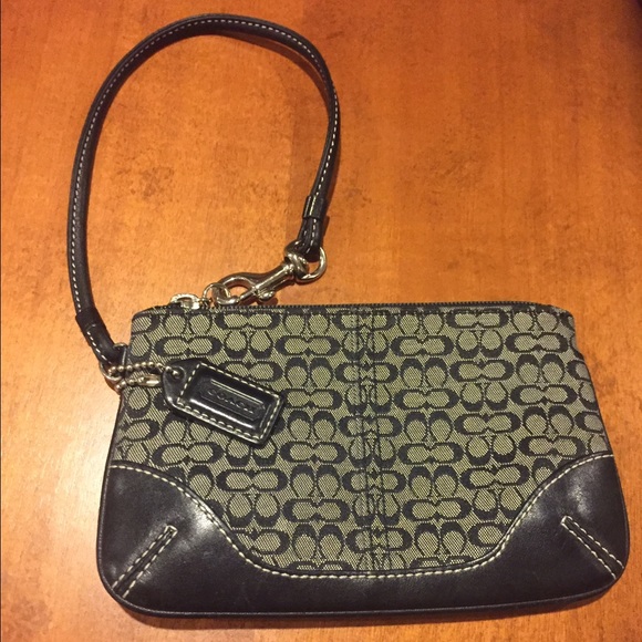 Authentic coach wristlet