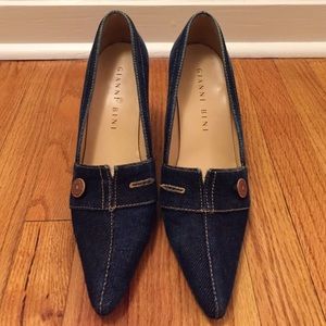 Gianni Bini denim heels.
