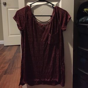 American Eagle open back top