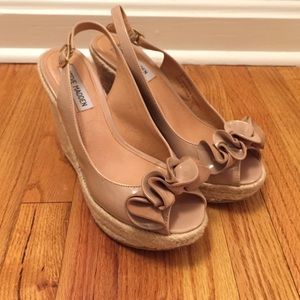 Steve Madden blush wedge espadrilles