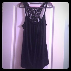 Black tank top
