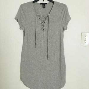 F21 GRAY DRESS